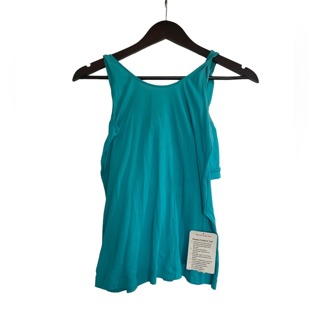 NWT LULULEMON Sweaty Endeavor Tank- 6 - Picture 2 of 3